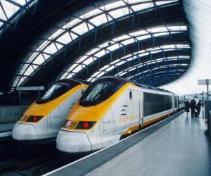 Puzzle Eurostar τρένο υψηλής ταχύτητας